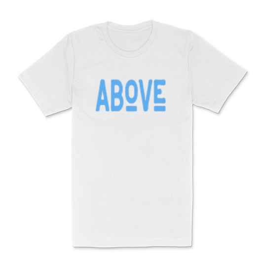 "ABOVE" Tee Blue